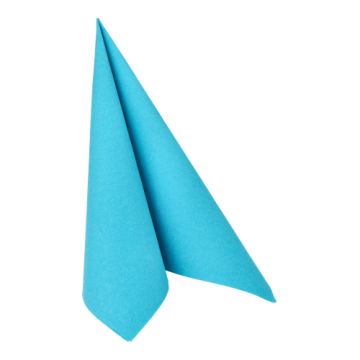Servietten "ROYAL Collection" 1/4-Falz 40 cm x 40 cm türkis