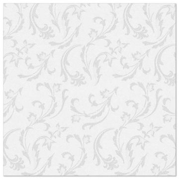 Servietten "ROYAL Collection" 1/4-Falz 40 cm x 40 cm weiss "Damascato"