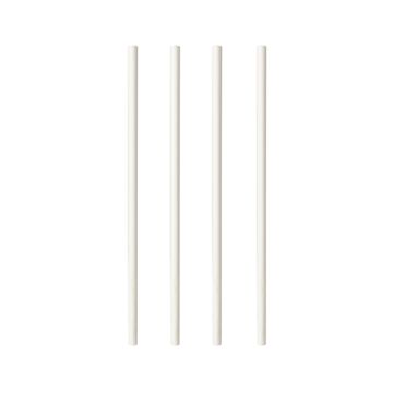 Shake-Halme, Papier "pure" Ø 8 mm · 25 cm weiss