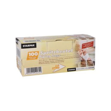 Spritzbeutel 0,4 l 30,5 cm x 16,2 cm transparent