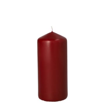 Stumpenkerze Ø 60 mm · 130 mm bordeaux