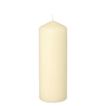 Stumpenkerze Ø 60 mm · 165 mm creme