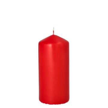 Stumpenkerze Ø 60 mm · 130 mm rot