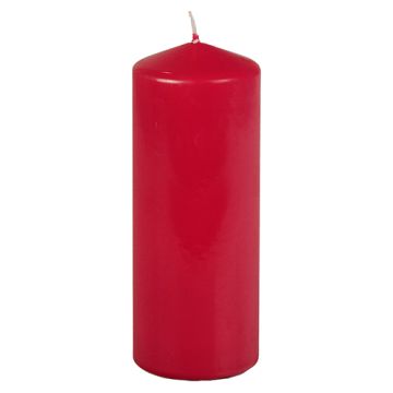 Stumpenkerze Ø 69 mm · 180 mm rubin