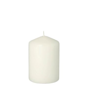 Stumpenkerze Ø 69 mm · 100 mm weiss