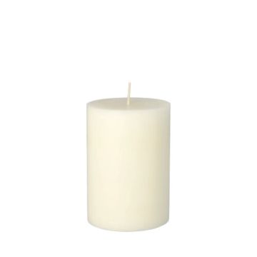 Stumpenkerze Ø 70 mm · 100 mm weiss aus 100% Stearin, durchgefärbt