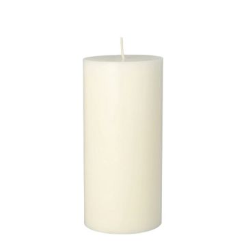 Stumpenkerze Ø 70 mm · 150 mm weiss aus 100% Stearin, durchgefärbt