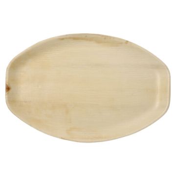Tabletts, Palmblatt "pure" oval 3 cm x 43 cm x 29 cm natur