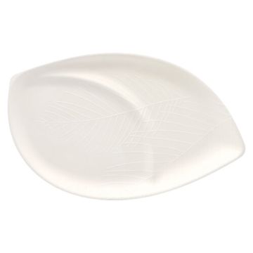 Teller "Folia" Zuckerrohr 2-geteilt 1,5 cm x 30 cm x 47,2 cm