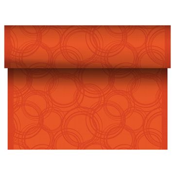 Tischläufer, stoffähnlich, PV-Tissue Mix "ROYAL Collection" 24 m x 40 cm nektarine "Bubbles"