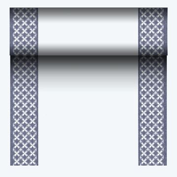Tischläufer, stoffähnlich, PV-Tissue Mix "ROYAL Collection" 24 m x 40 cm "Delft"