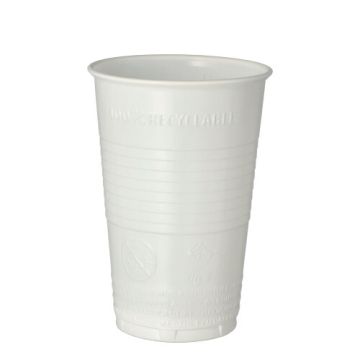 Trinkbecher, PP 0,3 l Ø 7,8 cm · 11,3 cm weiss