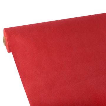 Tischdecke, stoffähnlich, Vlies "soft selection" 25 m x 1,18 m rot