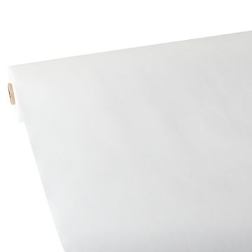 Tischdecke, stoffähnlich, Vlies "soft selection" 25 m x 1,18 m weiss