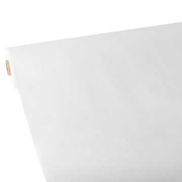 Tischdecke, stoffähnlich, Vlies "soft selection" 25 m x 1,18 m weiss