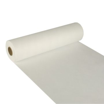 Tischläufer, stoffähnlich, Vlies "soft selection" 24 m x 40 cm weiss