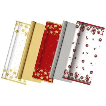 Tischdecke, Papier 6 m x 1,2 m "christmas designs"