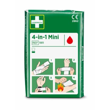 "Cederroth" 4 in 1 Blutstiller "mini" Wundverband Set